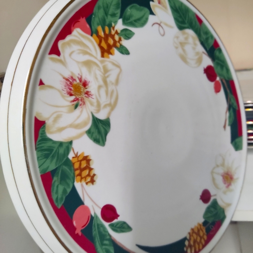 Tienshan Magnolia dinner plates